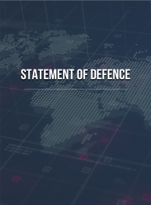 Statement of Defence